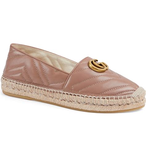 gucci gg matelassé platform espadrille|Gucci Women's Pilar GG Matelassé Espadrille Flats.